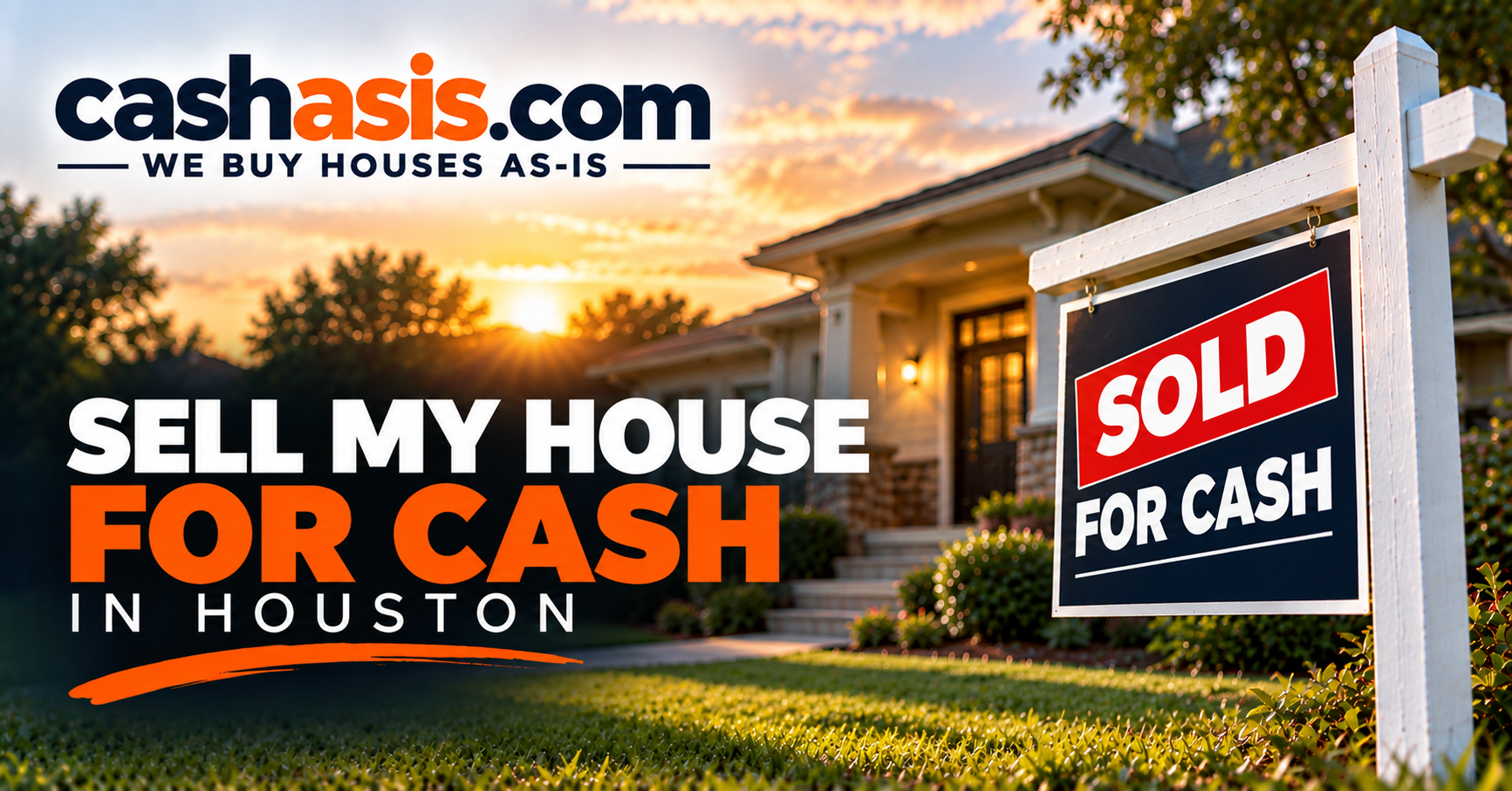 Sell my house for cash in Houston with CashAsIs
